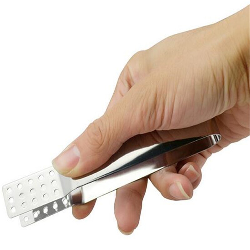 Petites pinces à aliments évidées, pinces à aliments en acier inoxydable, ustensiles de cuisine, pinces à gâteaux de buffet, pinces, accessoires pour service à thé