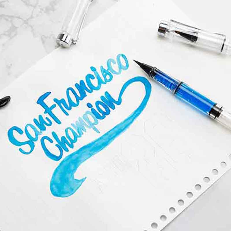 Pluma con pincel de pistón, pluma estilográfica, marcador para caligrafía de tinta rellenable, plumas estilográficas para escribir, suministros para escuela, arte de papelería