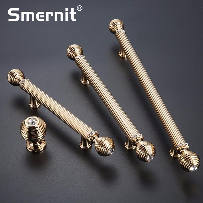 Gull dørhåndtak port luksus svart skuff trekker kjøkkenskap håndtak og knotter møbelhåndtak maskinvare