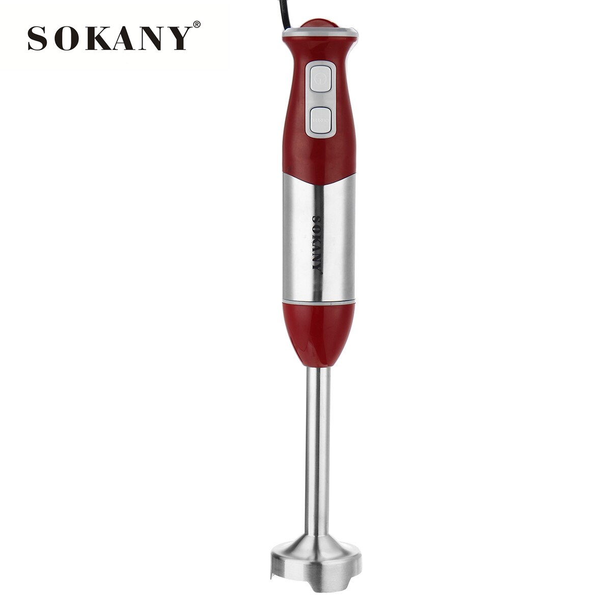 SOKANY 220V 700W Handheld Blender Immersion Electric Stick Blender Mixer Vegetable Meat Grinder Smoothie Cup Stainless Steel
