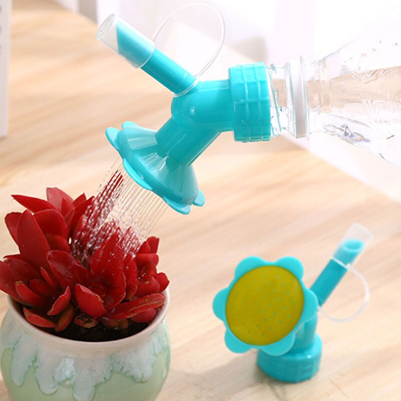 2 in 1 kunststof sproeikop voor bloemenwatergevers, flesgieters, sproeier voor water voor blikken, tuin