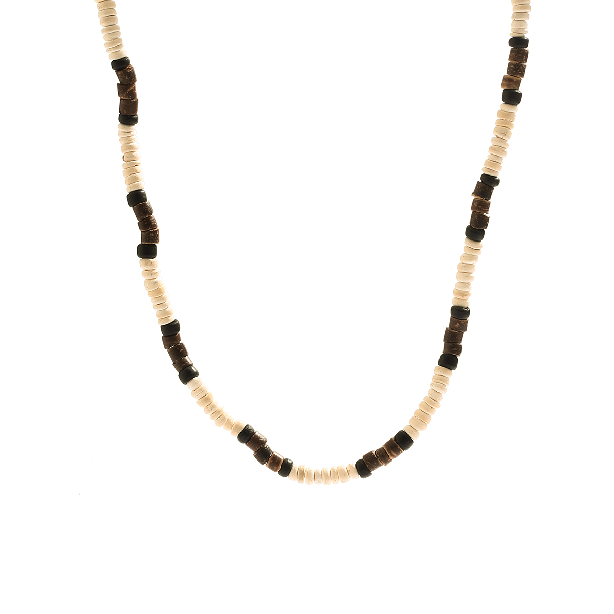 hombres verano playa cuentas de madera surfista collar Simple geométrico Tribal étnico cadena hecha a mano Steampunk joyería masculina