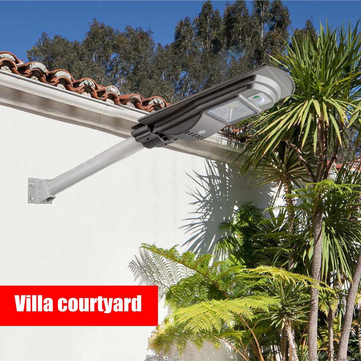 120W/240W/360W Solar Street Light 30/60/90 LED Outdoor Lighting Security Lamp Motion Sensor Waterproof IP67