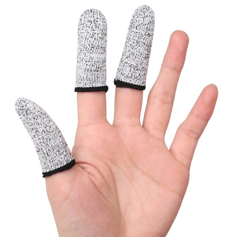 Anti-Cut Finger Cover Finger Protector Sleeve Cover Finger Peel Fingertip Gloves Picking Finger Cover Kitchen Tools