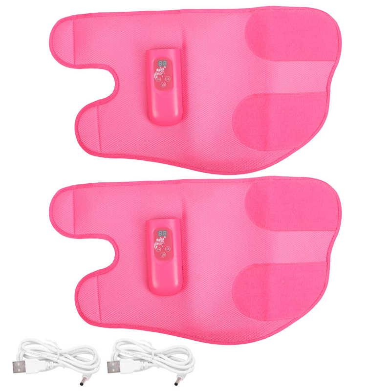 Multifunctionele Head Scalp Massager 3 Versnellingen Warm Kompres Vermoeidheid Relief Elektrische Hoofdpijn Massage Wrap 100 ‑ 240V: 2pcs for Legs