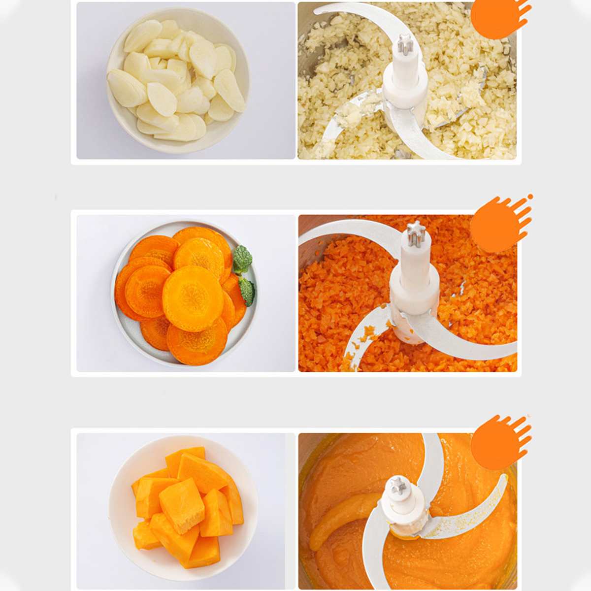 Warmtoo 3L Electric Blender Food Mixer Kitchen& 4Blade Detachable Smoothies Vegetable Salad Blender Meat Grinder Baby Food Maker