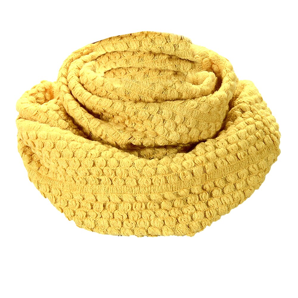 pattern Warm Knitted Scarves Autumn Simple Unisex Solid Color Collar Scarves Women Winter Knitted Scarf