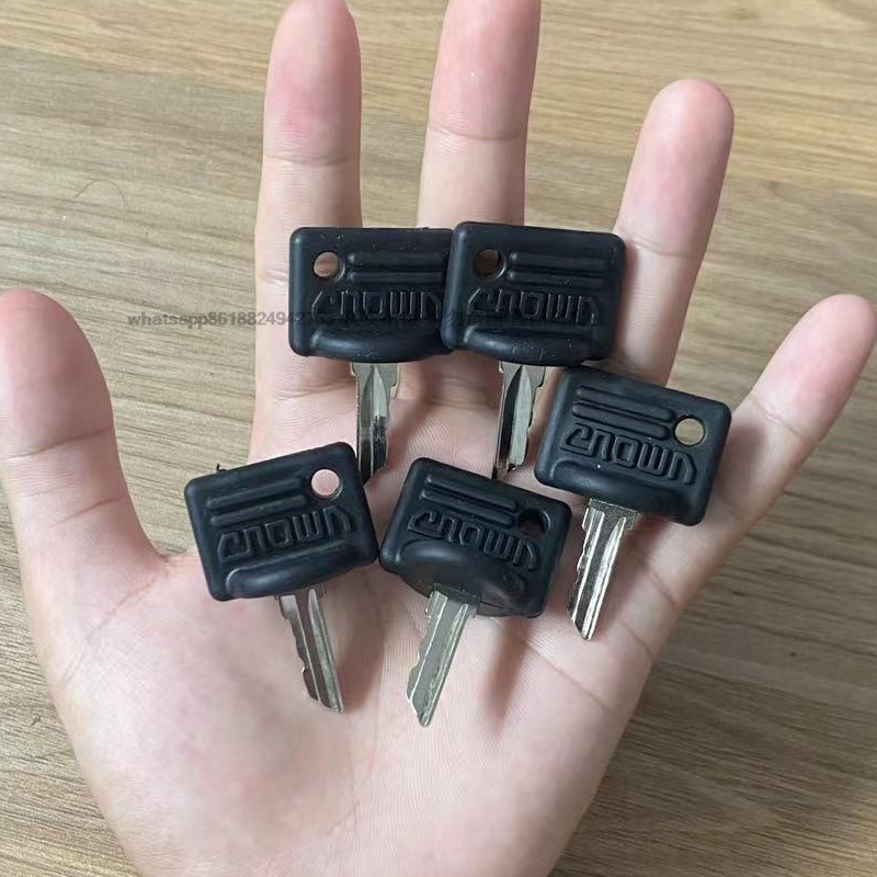 5PCS 107151-001 Crown Key Switch Ignition Switch Start On Off Lock for Crown Electric Forklift Pallet Truck Stacker
