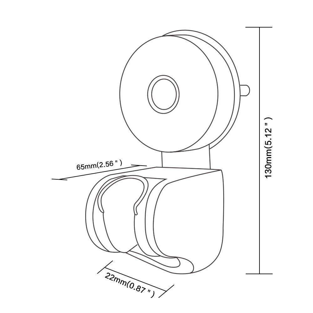 304 Stainless Steel Vacuum Suction Cup Adjustable Handheld Shower Head Bidet Sprayer Holder Wall Mount for Bathroom Accessories
