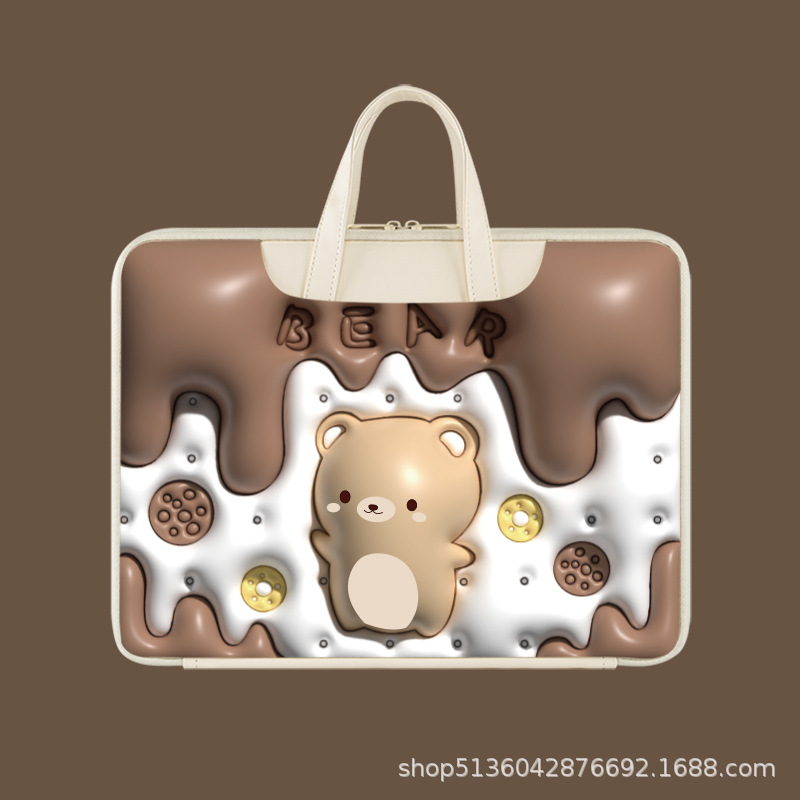 Uitbreidbare Air-laptoptas voor 13/14 inch computer 15,6 inch laptoptas: violet