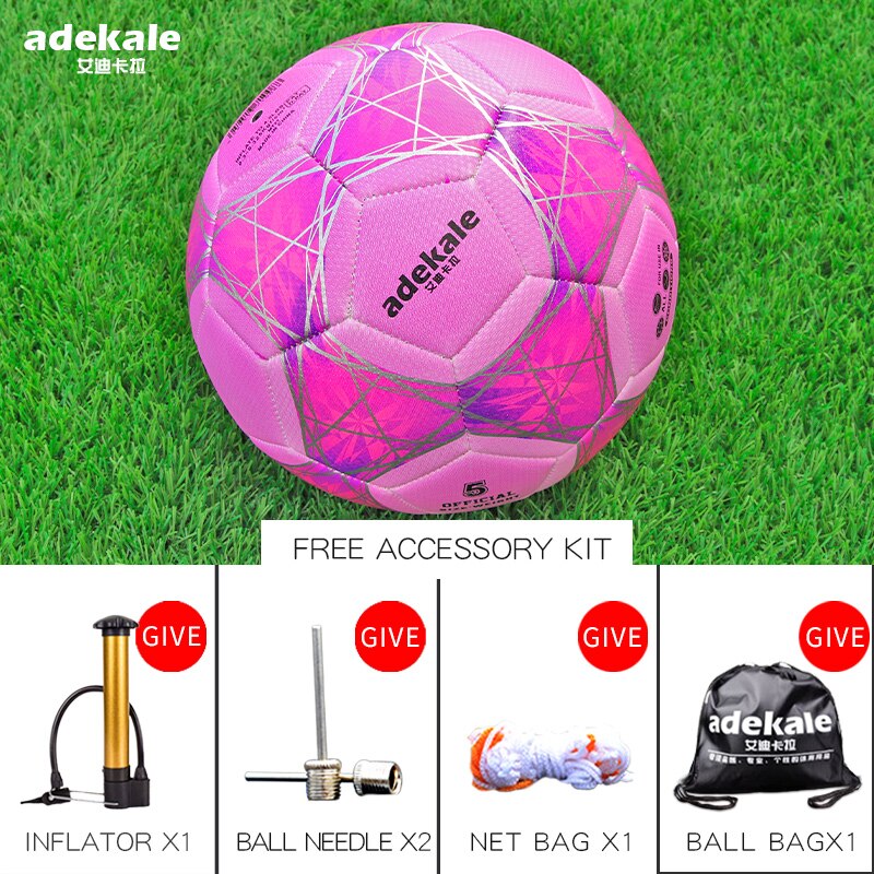 Ultraviolet Light Discoloration Football Standard Game Training Light Change Soccer Adult No. 5 Child kids No. 4