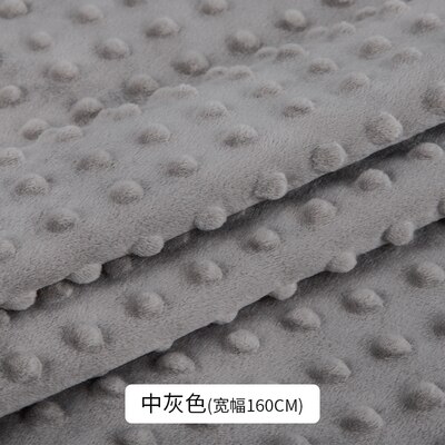 50x160cm Minky Fabric For Sewing 14 Colors Super Soft Eco-Friendly Polyester Minky Dot Plush Fabrics By The Meter: jlfz738