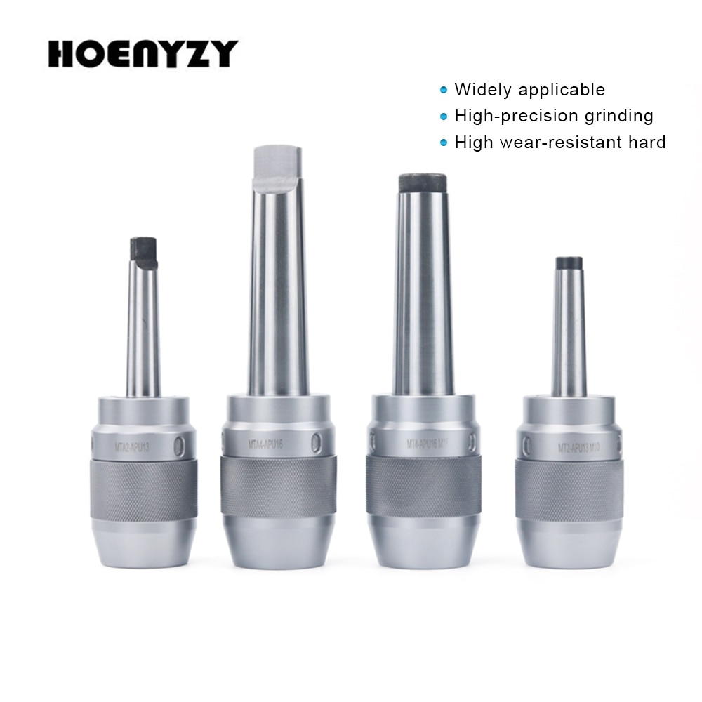 Support d'outils de tour MT2 MT3 MT4 APU13 APU16, MT/MTA/MTB APU Series 0.05 précision CNC intégré, mandrin de perçage à 3 mâchoires auto-serrant