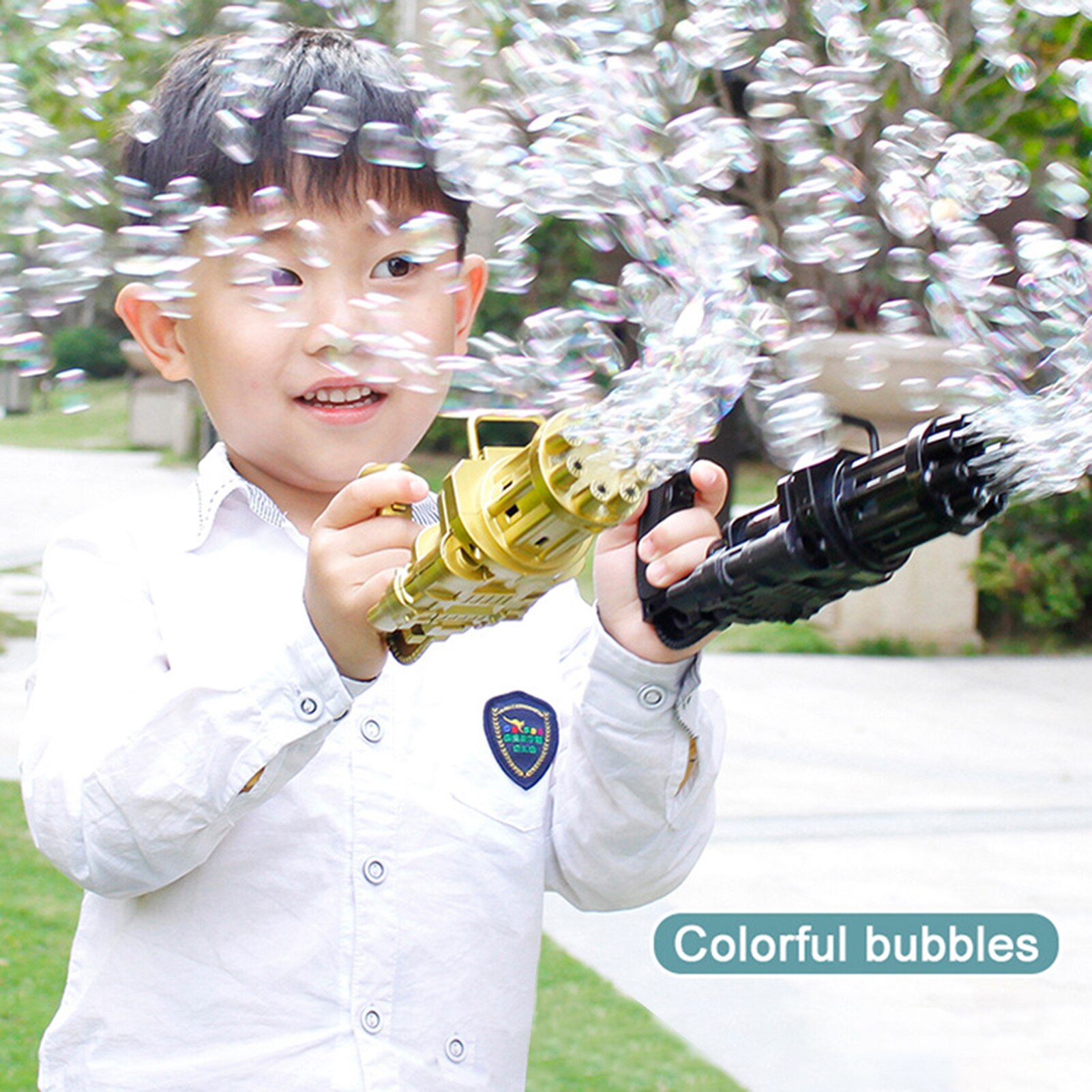 Bad Speelgoed Bubble Gun Machine Speelgoed Zomer Automatische Zeep Water Bubble Machine Voor Kinderen Peuters Zwemmen Bad Speelgoed