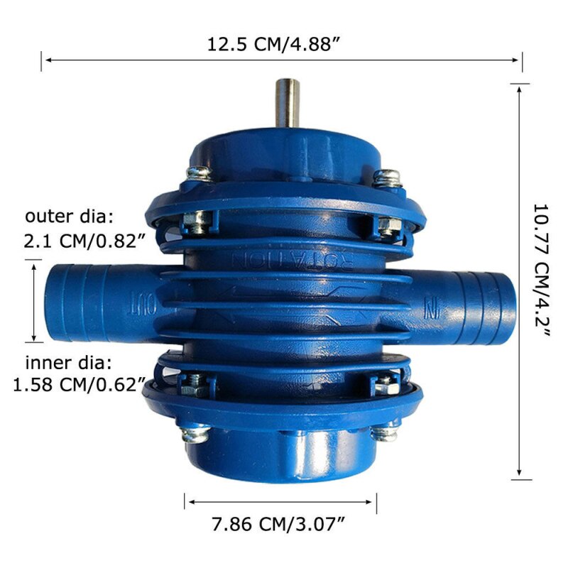 Self-Priming Hand Electric Drill Water Pump Miniature Self-Priming Home Garden Small Pumping Heavy Duty Centrifugal Pumps