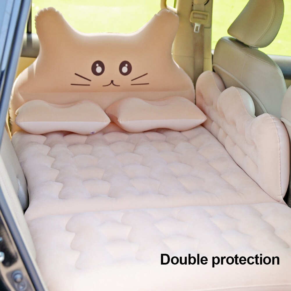 Car Inflatable Air Mattress Bed Back Seat Sleep Pad Premium Portable Car Mattress Automatic Air Bed For Car SUV MPV In Travel