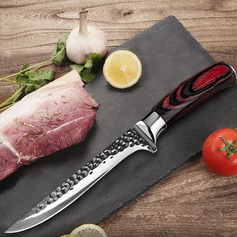 Stainless Steel Deboning Knife for Cutting Fish Bone Knife for Meat Cutting Special Knife for Slaughter