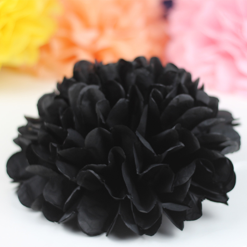 1pc 15cm Pompon Tissue Paper Pom Poms Flower Balls For Wedding Home Decoration Birthday Party Decor DIY Craft Paper Flower 62472: N