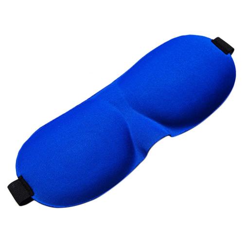 Draagbare 3D Slapen Oogmasker Zacht Ademend Oogmasker Reizen Blinddoek Slaapmasker Slapen Aid Cover Light Gids Eye Relax: Blauw