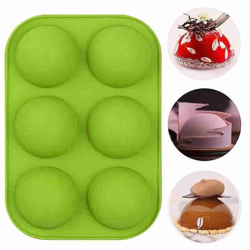 Demi sphère Silicone savon moules ustensiles de cuisson gâteau décoration outils pouding gelée chocolat Fondant moule boule forme Biscuit outils