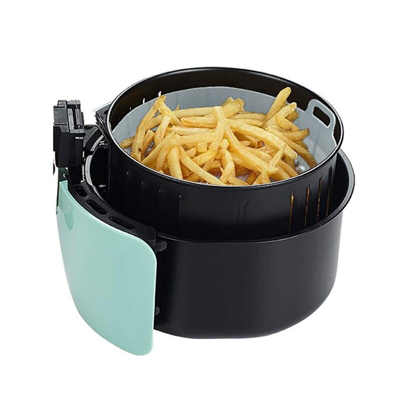 Air Fryer Silicone Pot Multifunctional Air fryers Oven Accessories Bread Fried Chicken Pizza Basket Baking Tray