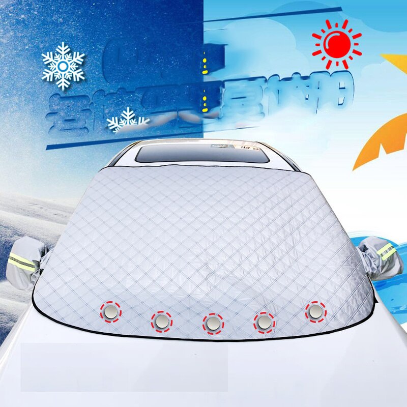 Magnetische Winter Auto Sneeuw Shield Voorruit Sneeuw Cover Zonnescherm Waterdicht Protector Anti Sneeuw Auto Voorruit Cover