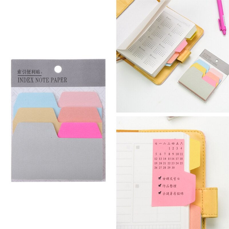 90 Sheets Index Note Paper Sticky Notes Memo Pad Office School Supplies