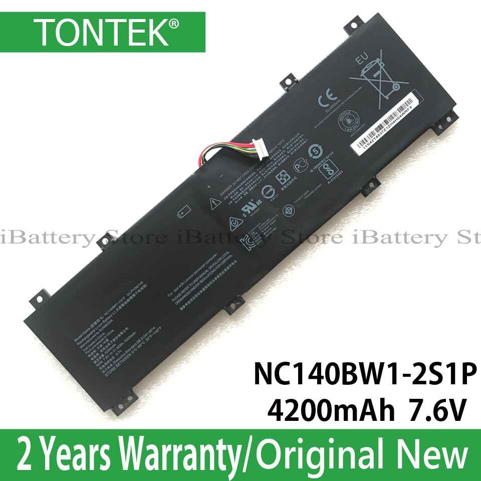 Genuino NC140BW1-2S1P batería para Lenovo IdeaPad 100S-14IBR serie 0813002 5B10K65026 4200mAh 7,6 V Batteria Original Akku