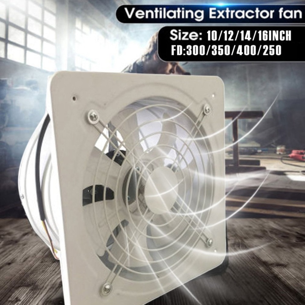 Industriel ventilation køkken toilet udstødningsventilatorer udsugning metal udstødning kommerciel luftblæser ventilator aksial ventilator 4 " 6 " 7 " 8 " 10 "