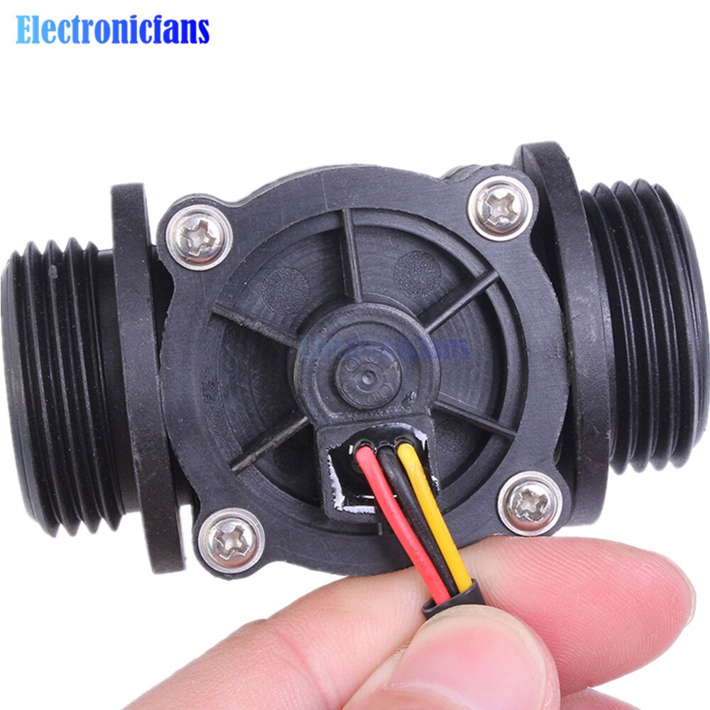 DN25 Water Level Liquid Flow Sensor Flow Sensor Water Controller Dc 5-24V Puls Hall Flowmeter Voor Flow meting Apparaat