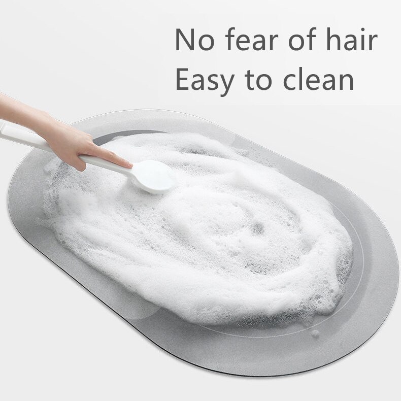 Super Absorberende Vloermat Sneldrogend Badkamer Tapijt Keuken Olie-Proof Napa Huid Bad Mat Moderne Eenvoudige Niet-slip Vloermatten