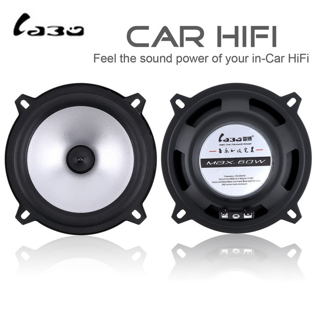 Auto Auto Coaxiale Luidspreker Hifi Volledige Range Deur Auto Stereo Audio Sound Muziek Luidspreker Auto Luidspreker 2 stks 5 inch 60 w