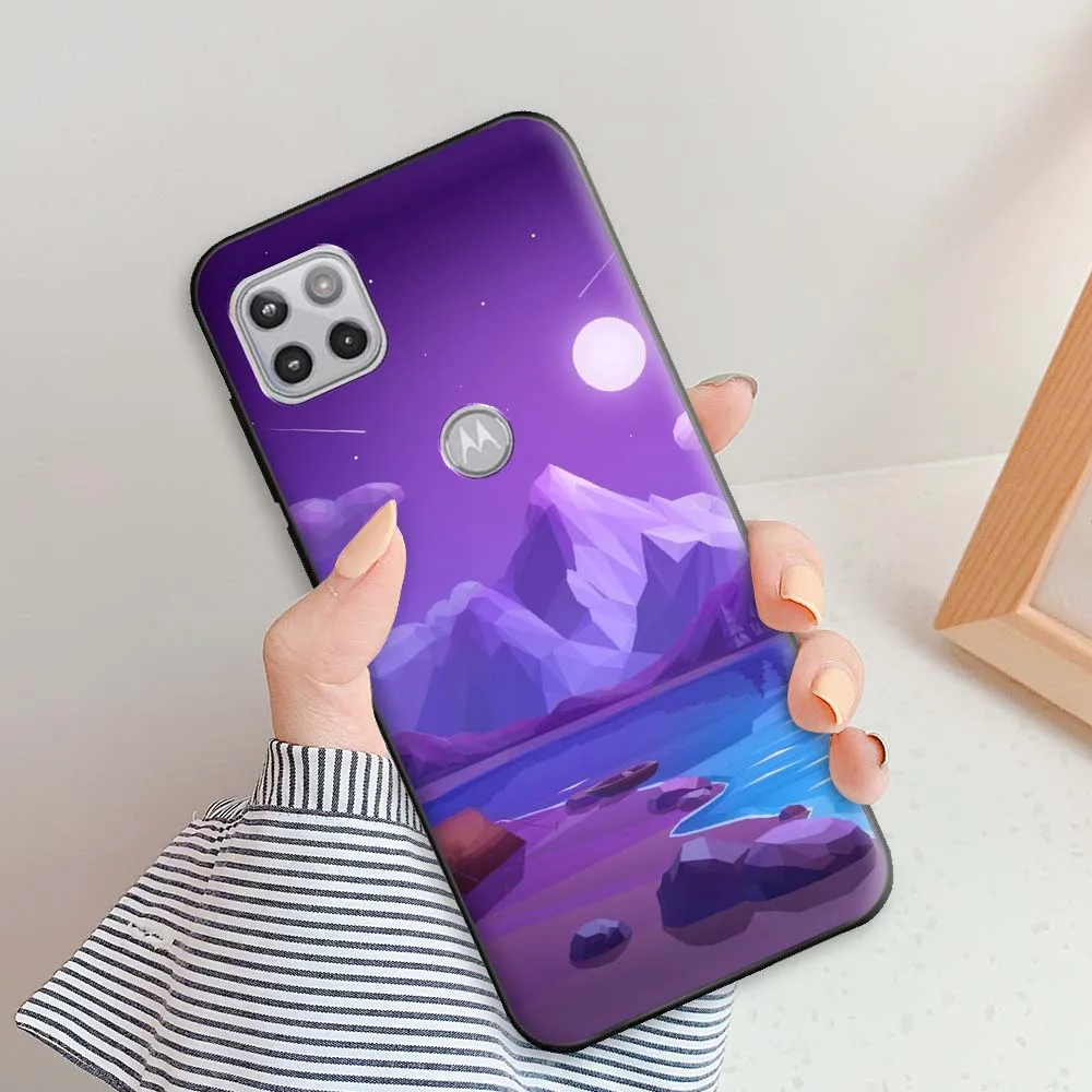 For Motorola Moto One 5G Ace Case XT2113-2 6.7" Cases for Moto One 5G Ace Protective Silicone Soft Cover One 5G Ace Capa