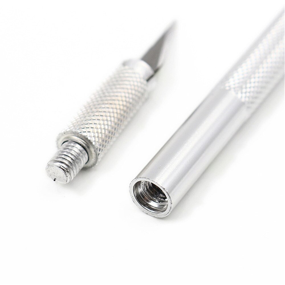 1 Knife Handle with 1 Blade Sculpture Engraving Knife DIY Cutting Tool PCB Repair Wood Carving Tools