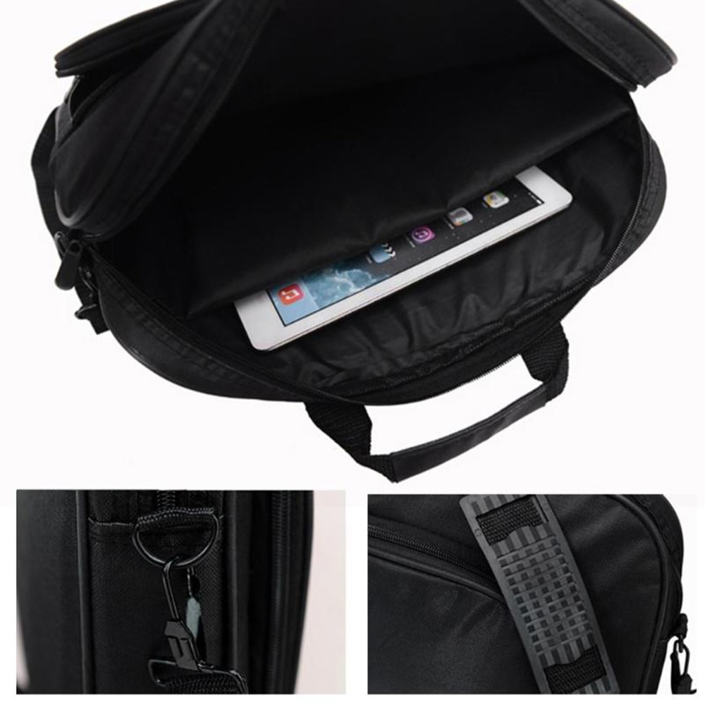 Waterproof Simple Men Briefcases Business Nylon Computer Bag Men Handbags Portable Zipper Shoulder Messenger Laptop Bags