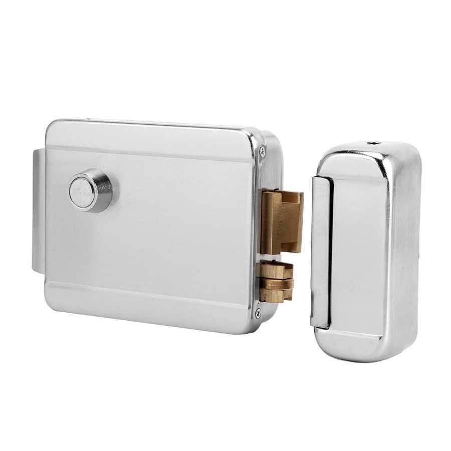 DC12V Single Headed Electric Control Lock Anti-Theft Security for Home Door Access Low Failure Door Access Control