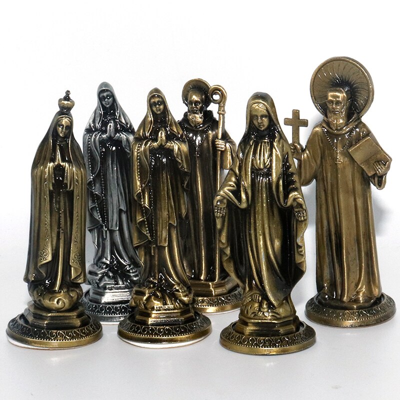 Religious statues et sculptures Catholic Christianity figurine Virgen maria sacra famiglia figurki home decoration ornaments