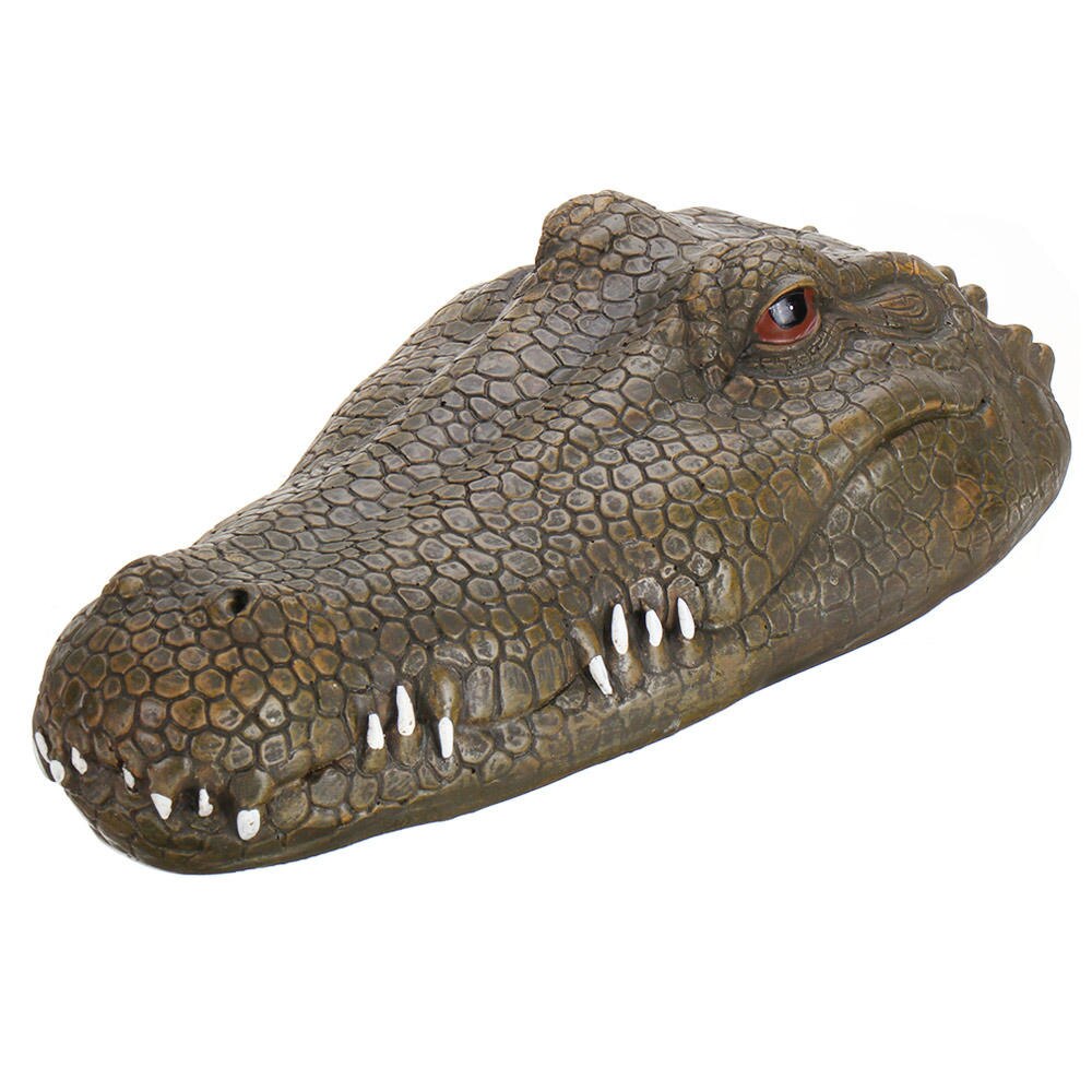 Flytec V002 RC Boats Crocodile Head 2.4G Remote Control Boat Halloween Decoration Jokes Pranks Maker Simulation Floating Cayman