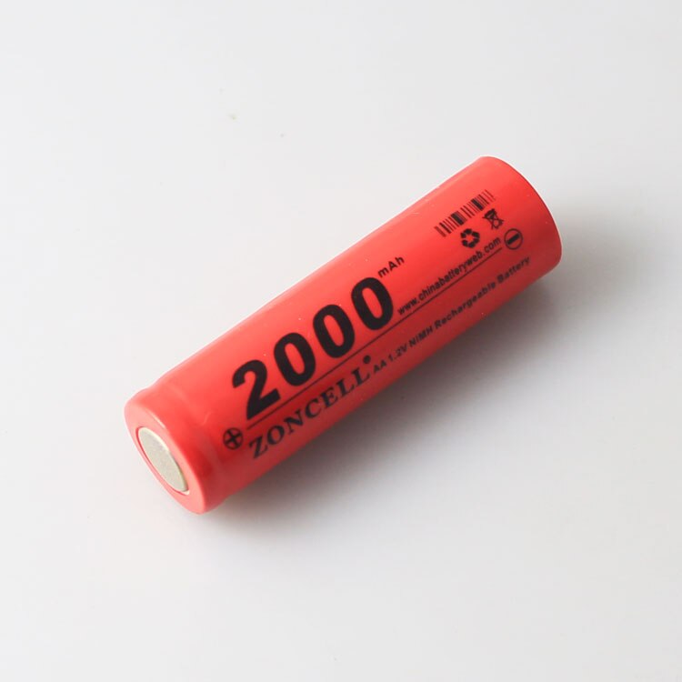 In the core 2000mAh 1.2V Ni MH rechargeable battery 5 AA flat digital battery care products Rechargeable Li-ion Cell