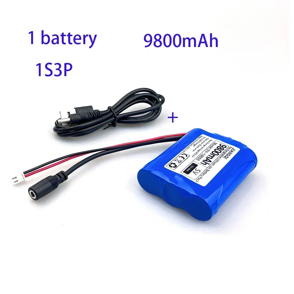 5V 18650 Lithiumbatterij 1s2p 1s3p 1s4p voor Microcontroller LED Outdoor Licht Bluetooth Speaker Audio Backup Voeding: Blauw