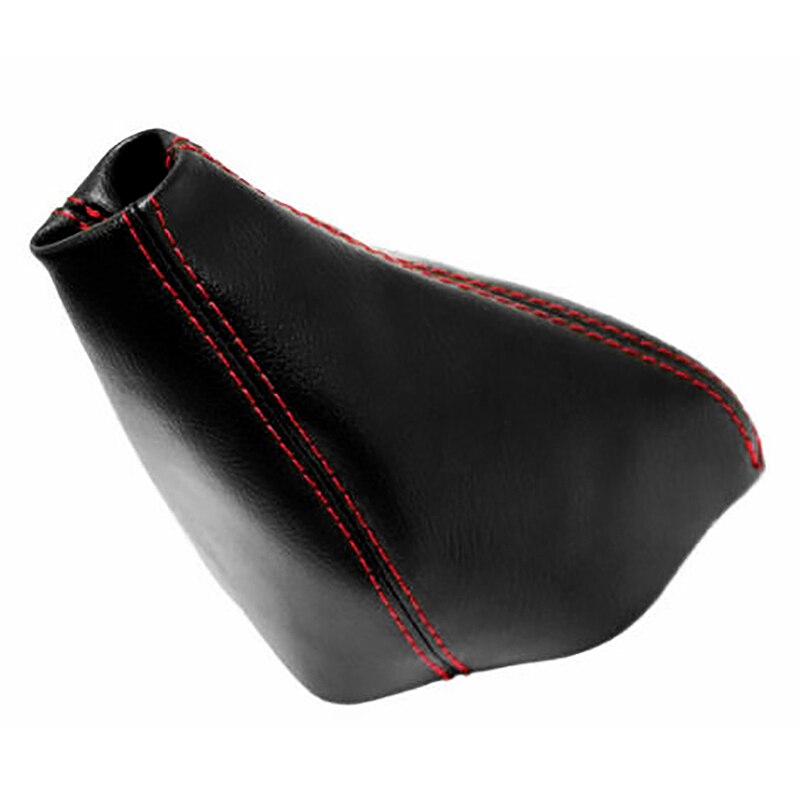 per hummer H3 2005-2011 auto Cambio Automatico di Avvio Del Cambio Della Polvere Della Copertura del Cambio in Pelle di Copertura Del Cambio rosso cucire