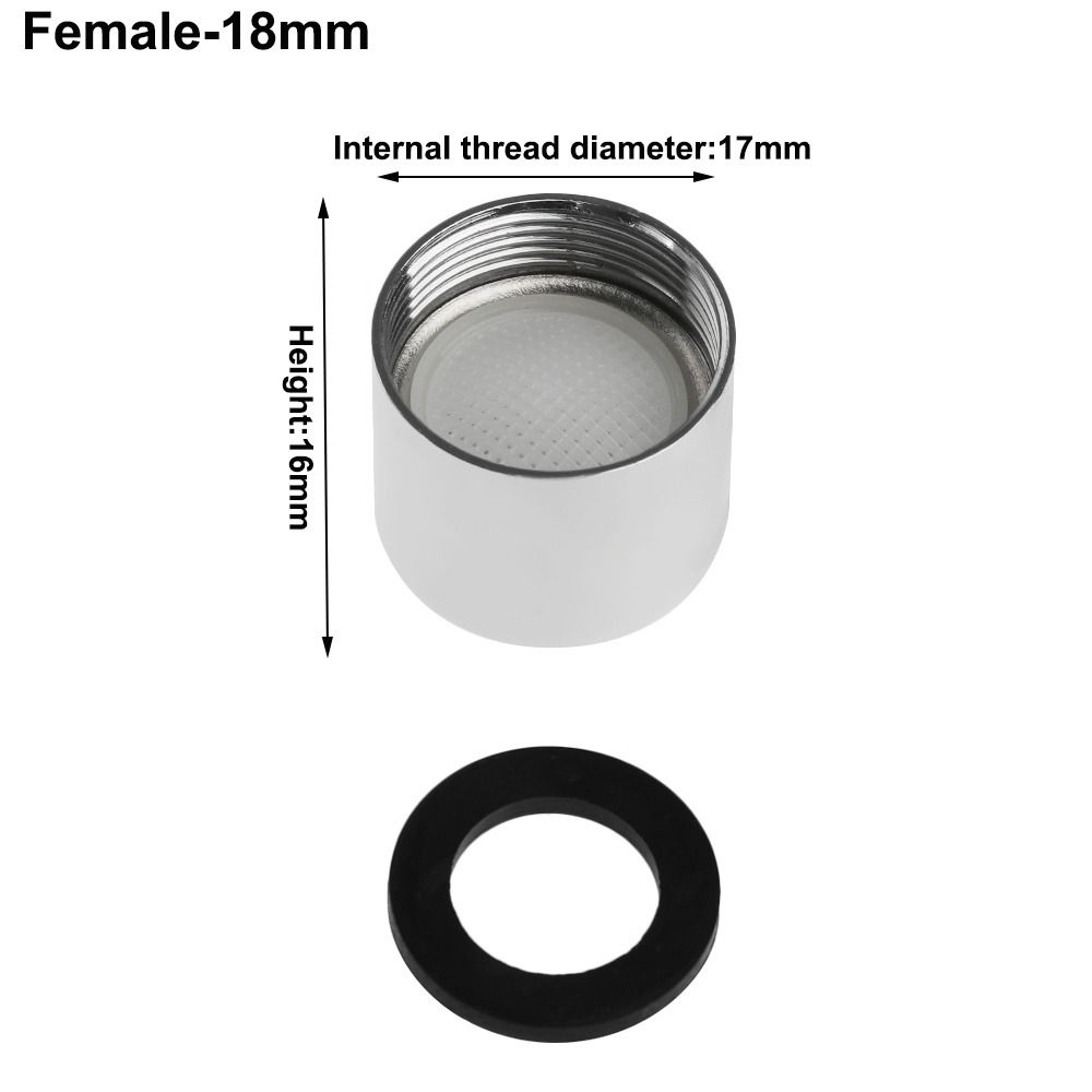 16-28Mm Kraan Beluchter Kraan Mannelijk Vrouwelijk Mondstuk Spuit Einde Diffuser Filter Badkamer Keuken Filter Kraan Accessoires Bubbler: YELLOW