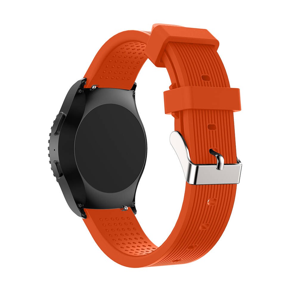 Soft Silicone watchband For Samsung Gear Sport 20mm Replacement Wristband Strap for Samsung Gear S2/S4 Classic smart Accessories: orange