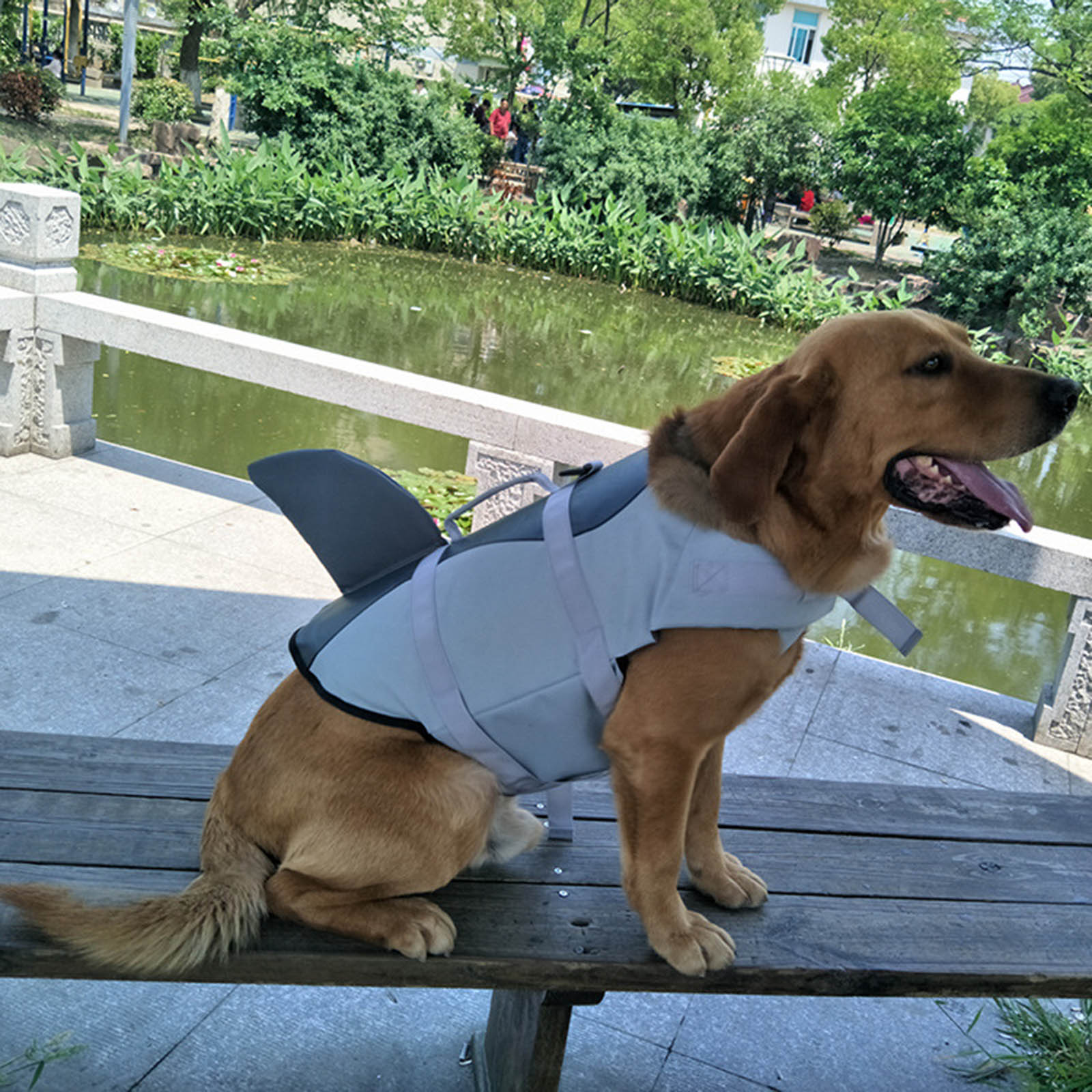 Pet Life Jackets Pet Floatation Vest Dog Swimming Saver Vest Life Preserver for Water Safety at The Pool Beach Boating W