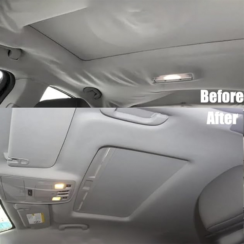 Auto-interieurstoffen, auto-bekleding, hemelbekleding, raster, sponsschuim voor auto's, dakbekleding, hemelstof, doe-het-zelf bekleding, modificatie