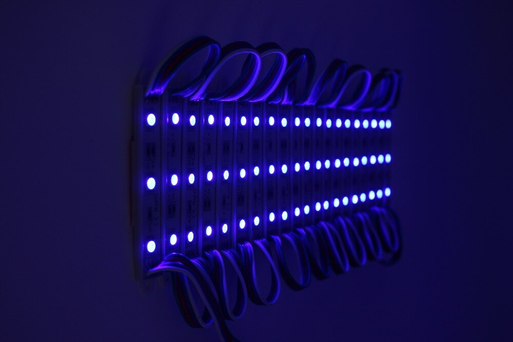 20pcs/100pcs/200pcs/lot SMD 5050 LED light module White RGB LED backlight LED module Waterproof IP65 DC12V