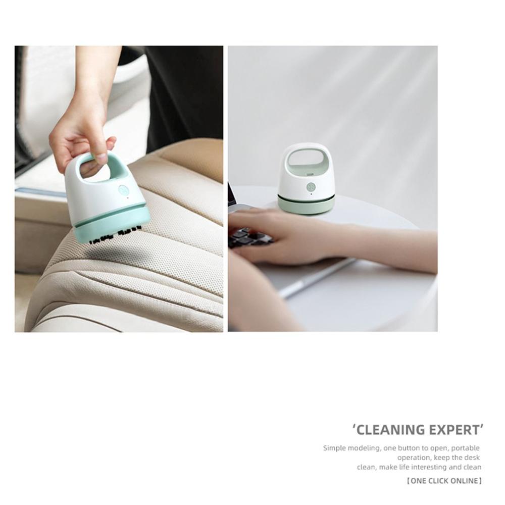 Desktop Vacuum Cleaner USB Charging Portable Keyboard Cleaning Vacuum Cleaner Office Handheld Wireless Vacuum Cleaner