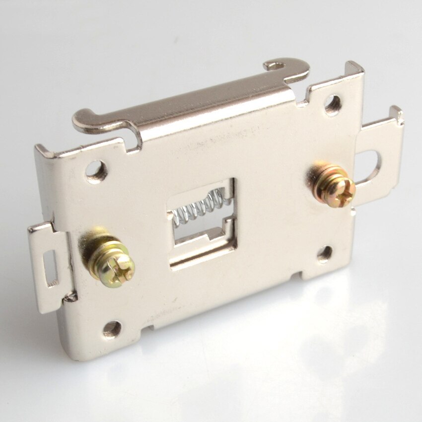 1Pc Eenfase Ssr 35Mm Din Rail Vaste Solid State Relais Clip Klem Din Rail Montage Rack Vaste gesp Met 2 Schroeven