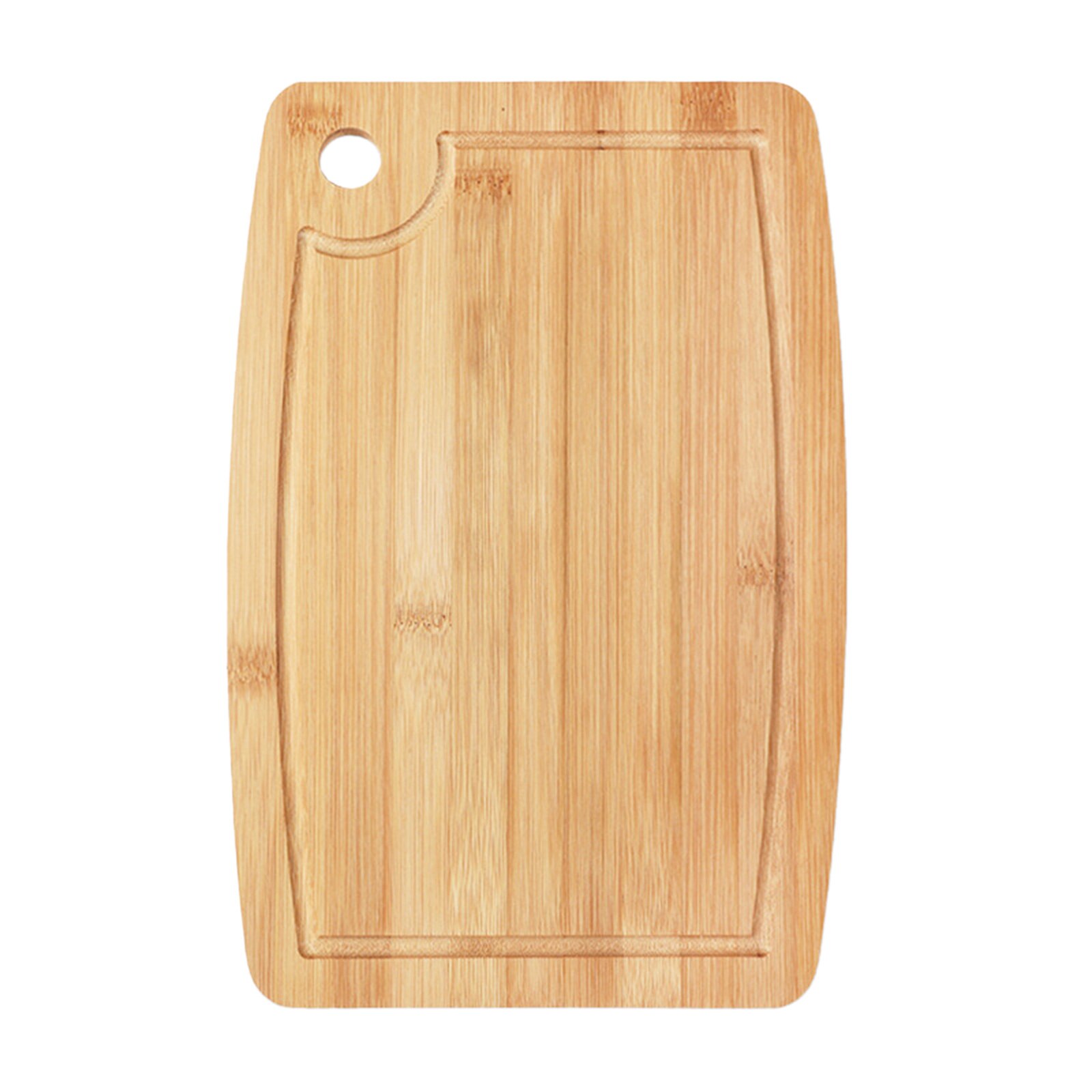 hacken Block Gesunde und Umwelt Freundliche Bambus Schneiden Bord mit Hängen Loch für Fleisch Käse Obst Gemüse