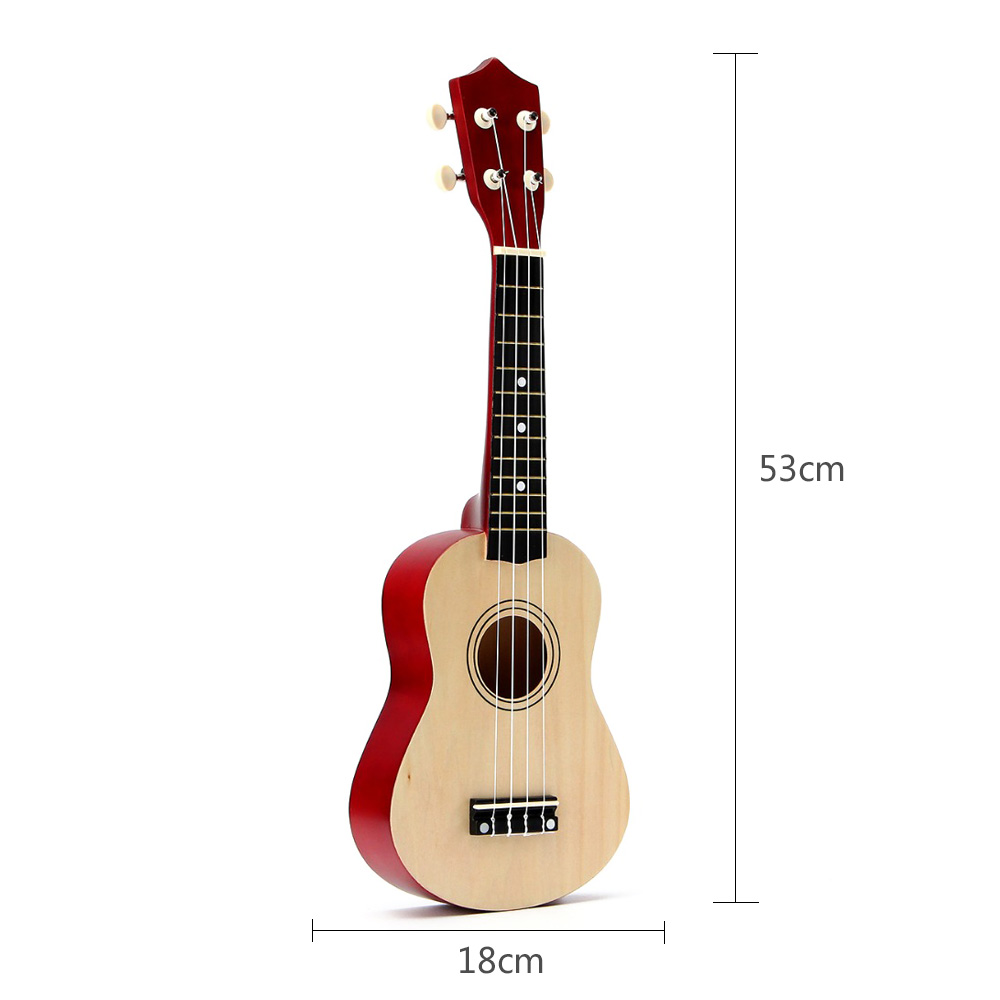 Addfoo Ukulele 21 Inch Ukelele Sopraan 4 Strings Hawaiian Sparren Basswood Gitaar Uke + String + Pick Snaarinstrument Gitaren